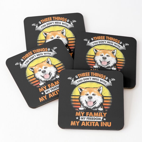 Item preview, Three Things You Don't Mess With Akita Inu Dog Lover  designed and sold by aguilaro.