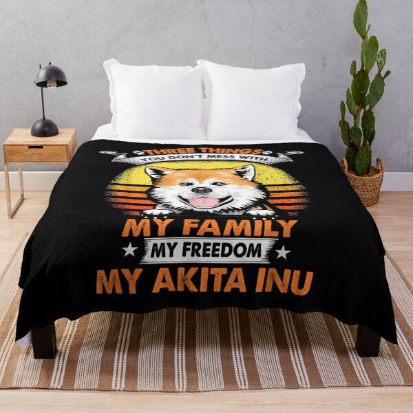 Item preview, Three Things You Don't Mess With Akita Inu Dog Lover  designed and sold by aguilaro.