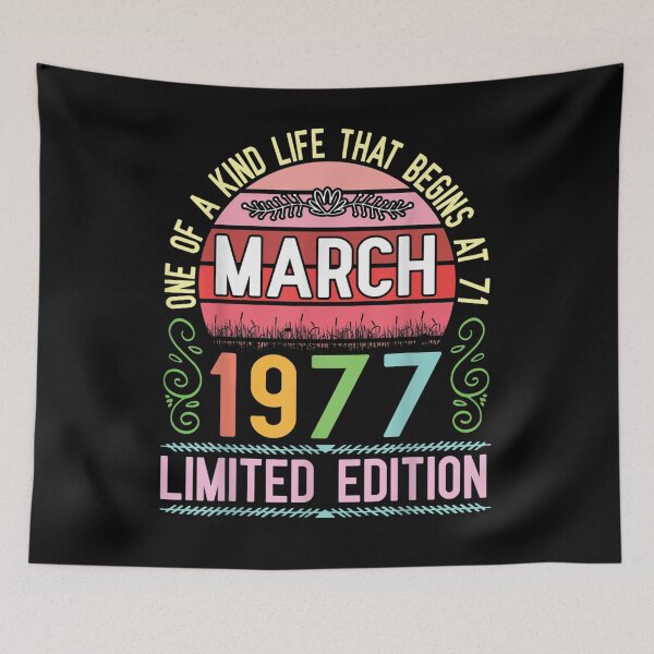 Item preview, March 1977 One Of A Kind Life That Begins At 44 Years Old  designed and sold by aguilaro.