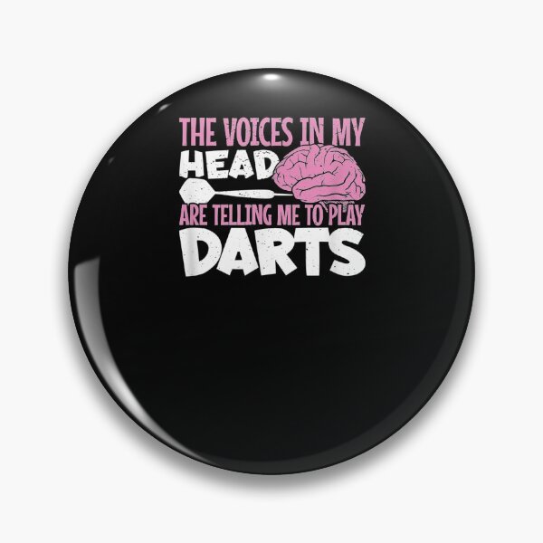 Item preview, The Voices In My Head Are Telling Me To Play Darts I Funny  designed and sold by aguilaro.