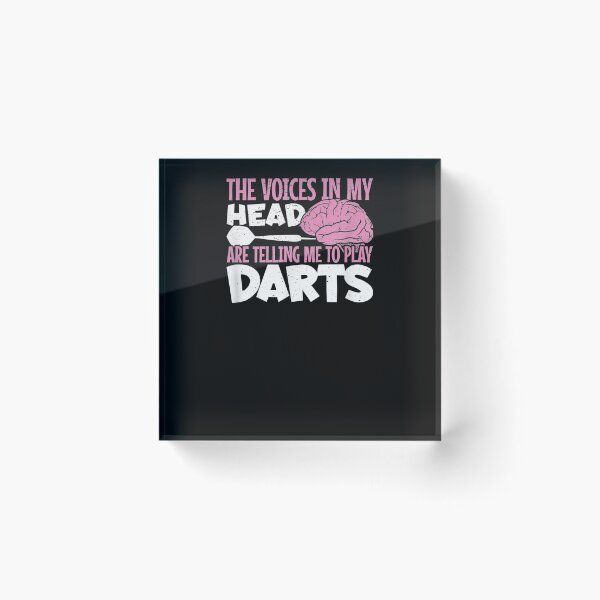 Item preview, The Voices In My Head Are Telling Me To Play Darts I Funny  designed and sold by aguilaro.