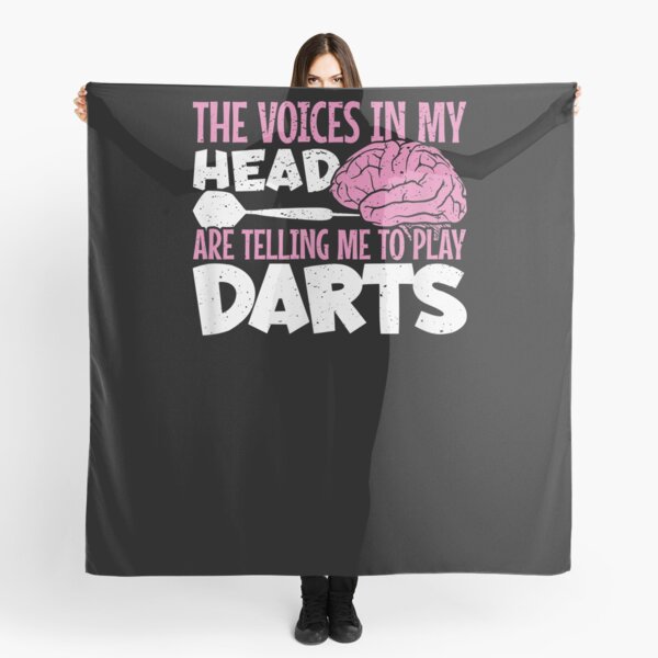 Item preview, The Voices In My Head Are Telling Me To Play Darts I Funny  designed and sold by aguilaro.