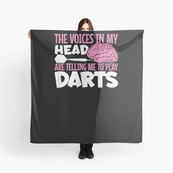 Item preview, The Voices In My Head Are Telling Me To Play Darts I Funny designed and sold by aguilaro.