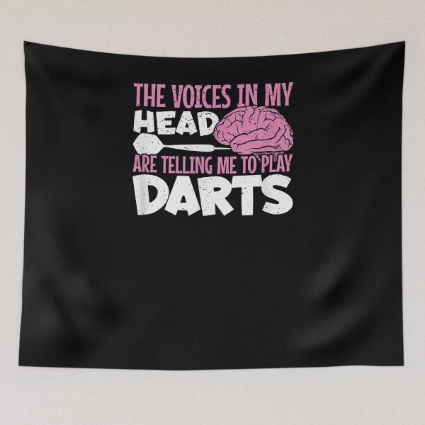 Item preview, The Voices In My Head Are Telling Me To Play Darts I Funny  designed and sold by aguilaro.
