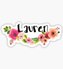 Pegatina Lauren Floral