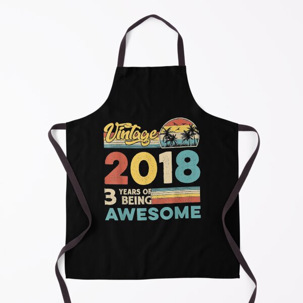 Item preview, Vintage 2018 Retro 3rd Bday Gift 3 Years Of Being Awesome  designed and sold by aguilaro.