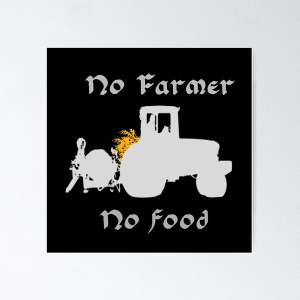 Poster 60x60 cm  Farmers-For-Future