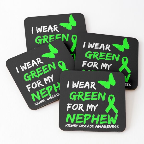 Item preview, Kidney Disease I Wear Green For My Nephew Ribbon  designed and sold by aguilaro.