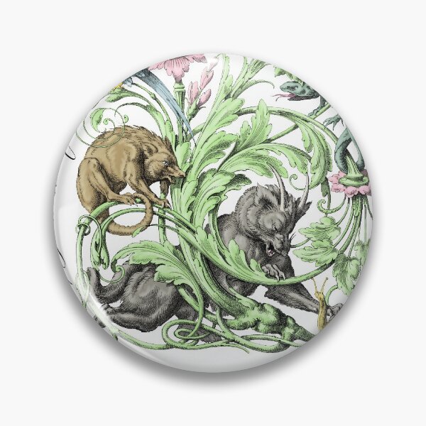 Item preview, Beautiful Beasts, renaissance ornamental design 1866 designed and sold by ebrawne.