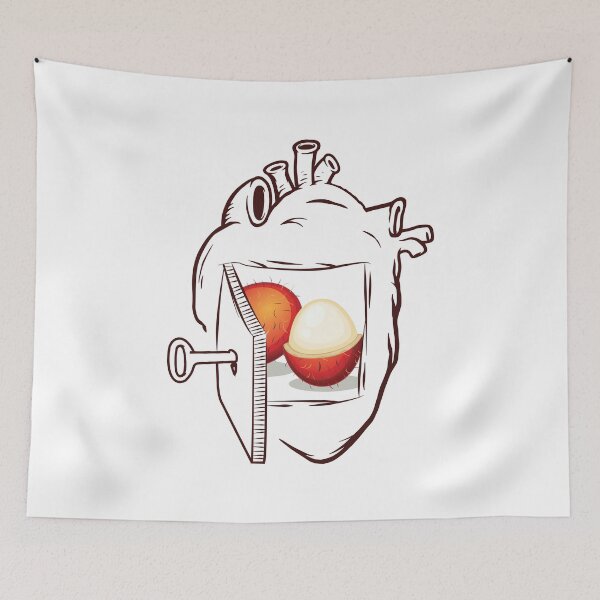 Item preview, Rambutan In My Heart designed and sold by foodisthekey.