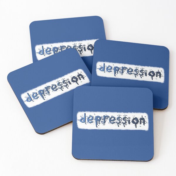 Item preview, Depression Text Mental Health designed and sold by GyngerGarza.