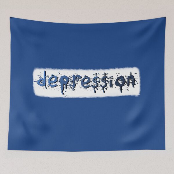 Item preview, Depression Text Mental Health designed and sold by GyngerGarza.