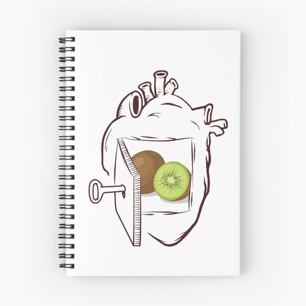 Item preview, Kiwi In My Heart designed and sold by foodisthekey.