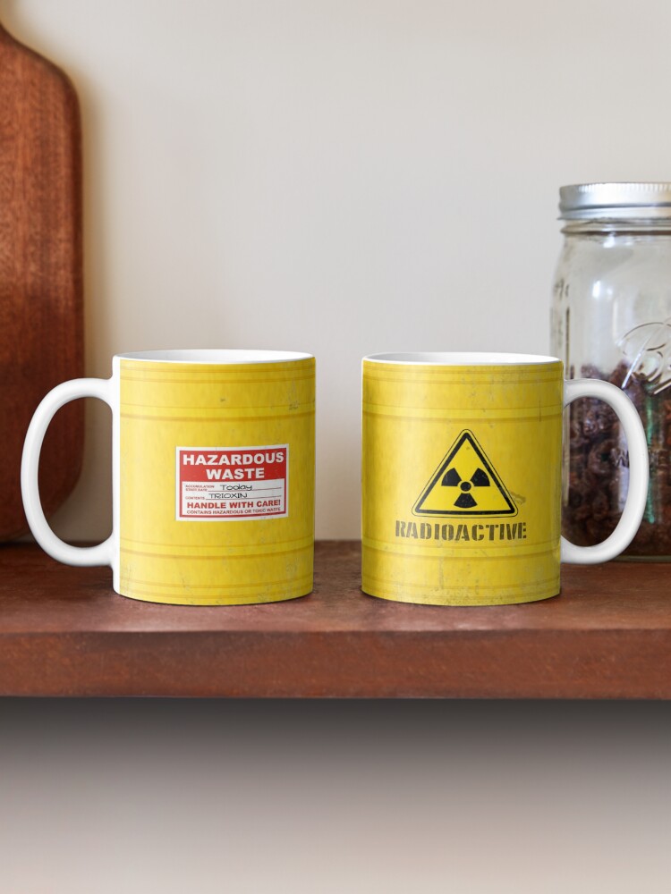 RADIOACTIVE MUG Toxic Waste Barrel Coffee Mug for Sale by Tree45