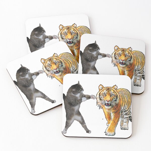 Item preview, Cat vs tiger designed and sold by WEShop23.