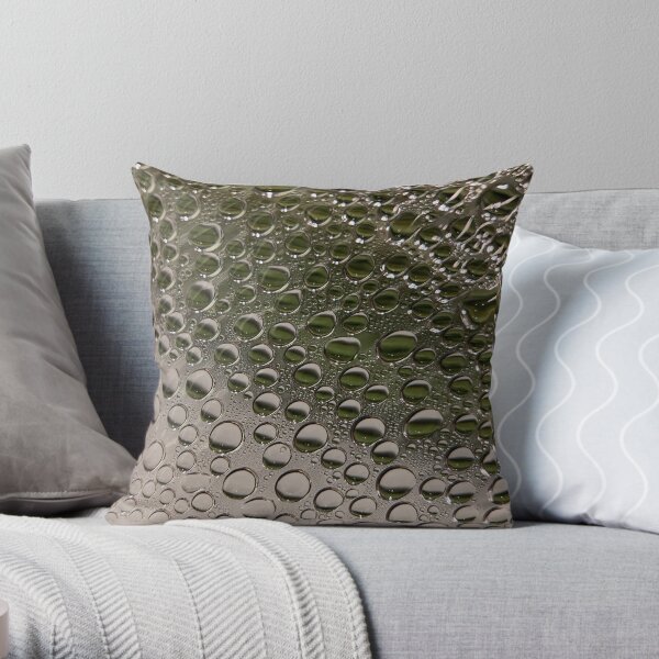 Water Abstract Throw Pillow