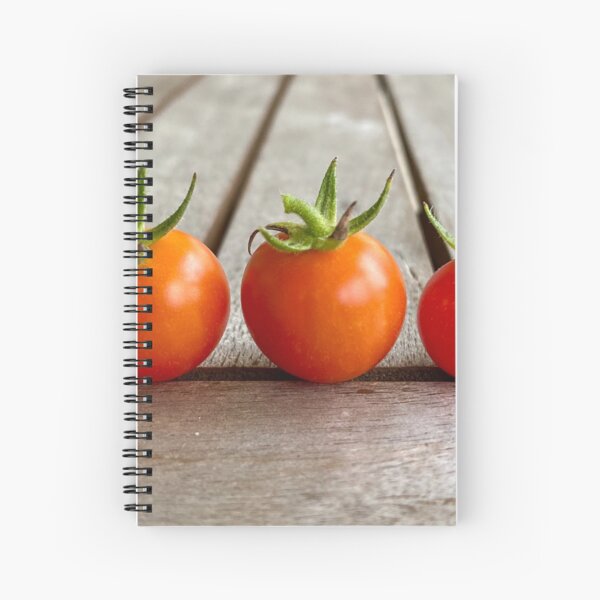 Tiny Fresh Tomatoes Spiral Notebook