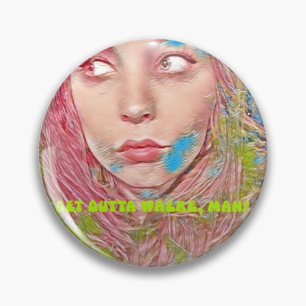 Item preview, Get Outta Where, Man? Hippie Lady designed and sold by SlippyHippy.