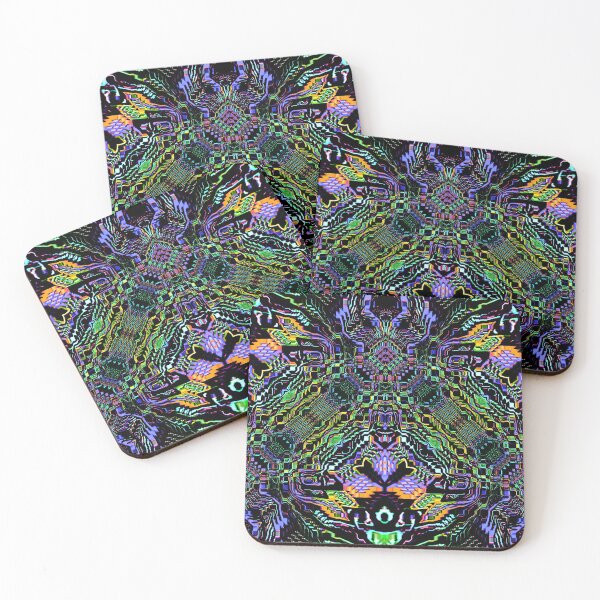 Item preview, Psycho-fractal jaguar designed and sold by andromedoz.