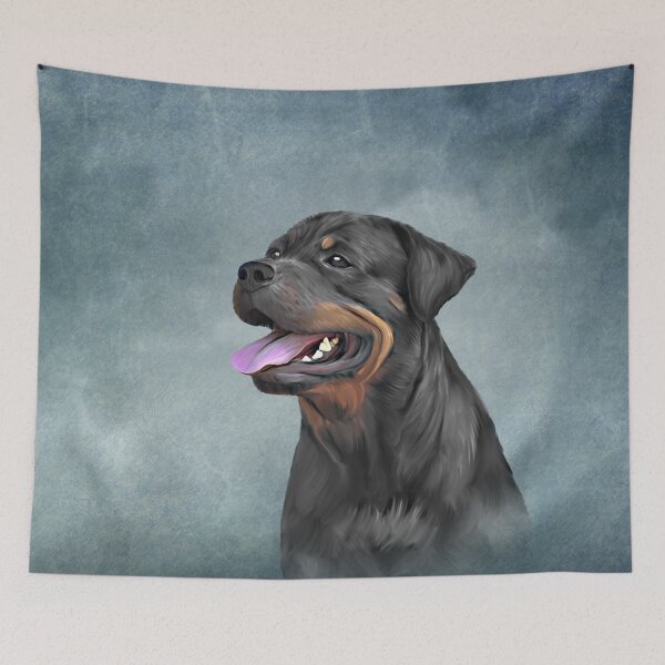 Item preview, Drawing dog rottweiler designed and sold by bonidog.