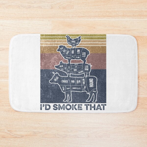 Item preview, I'd Smoke that Funny Grilling Pitmaster Smoker BBQ designed and sold by ImrulAhsan.