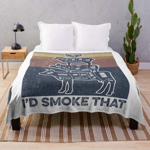Item preview, I'd Smoke that Funny Grilling Pitmaster Smoker BBQ designed and sold by ImrulAhsan.