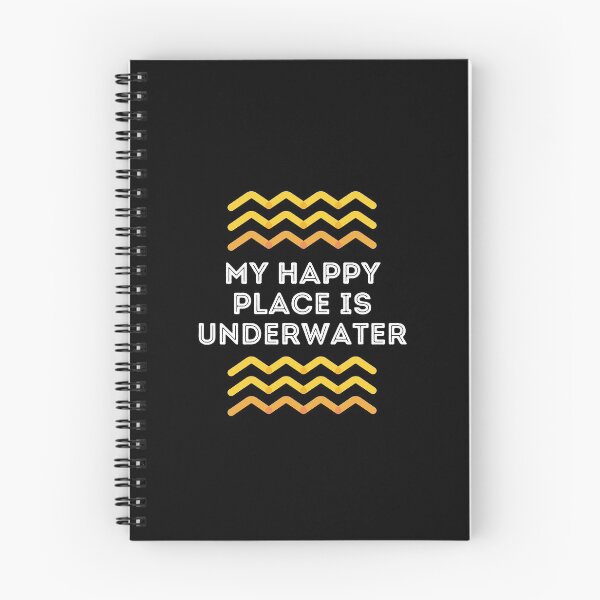 Item preview, My Happy Place Is Underwater designed and sold by StudioAquaLumos.