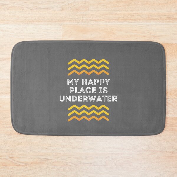 Item preview, My Happy Place Is Underwater designed and sold by StudioAquaLumos.
