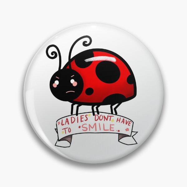 Item preview, Ladies Don't Have To Smile designed and sold by LunarGoldDesign.
