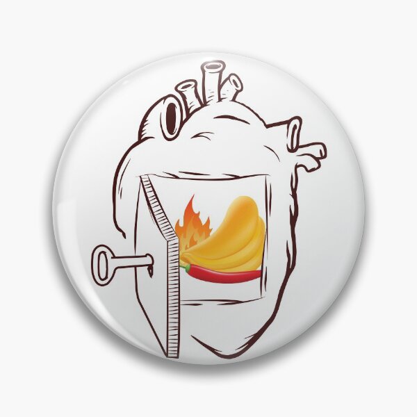 Item preview, Hot Potato Chip In My Heart designed and sold by foodisthekey.