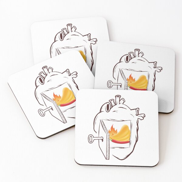 Item preview, Hot Potato Chip In My Heart designed and sold by foodisthekey.