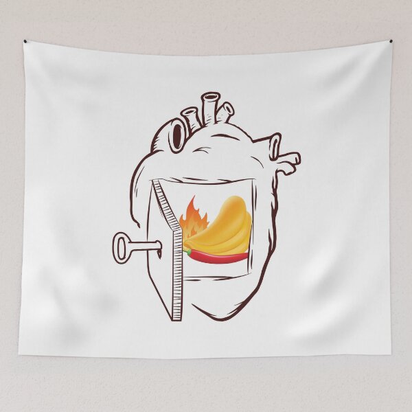 Item preview, Hot Potato Chip In My Heart designed and sold by foodisthekey.