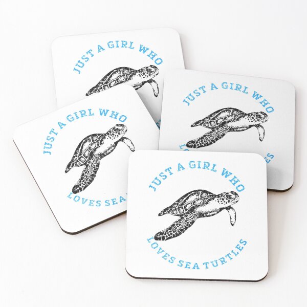Item preview, Just A Girl Who Loves Sea Turtles designed and sold by Tasha McGlashan.