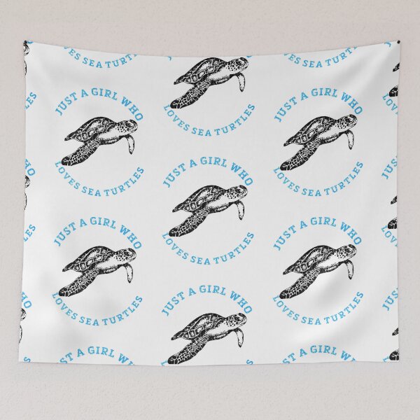 Item preview, Just A Girl Who Loves Sea Turtles designed and sold by Tasha McGlashan.