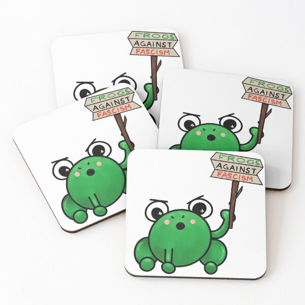 Item preview, Frogs Against Fascism designed and sold by LunarGoldDesign.