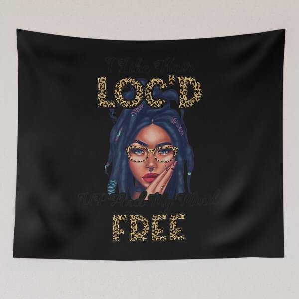 Item preview, I Like Hair Locd Up And Mind Free Funny Black Woman designed and sold by SeanRichar.