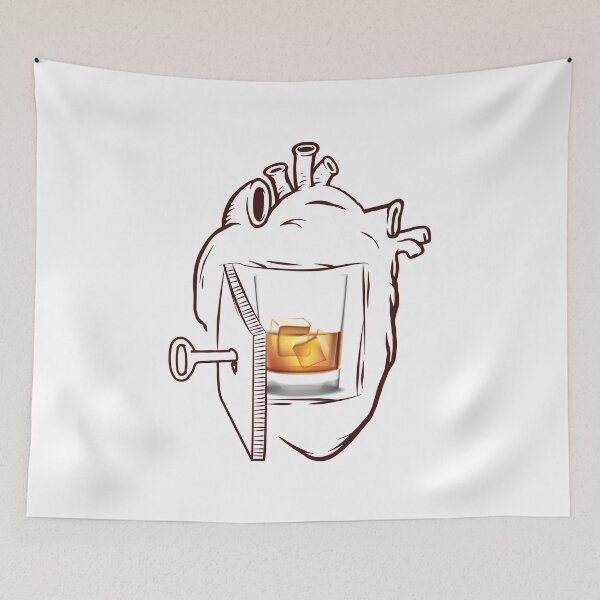 Item preview, Whiskey In My Heart designed and sold by foodisthekey.