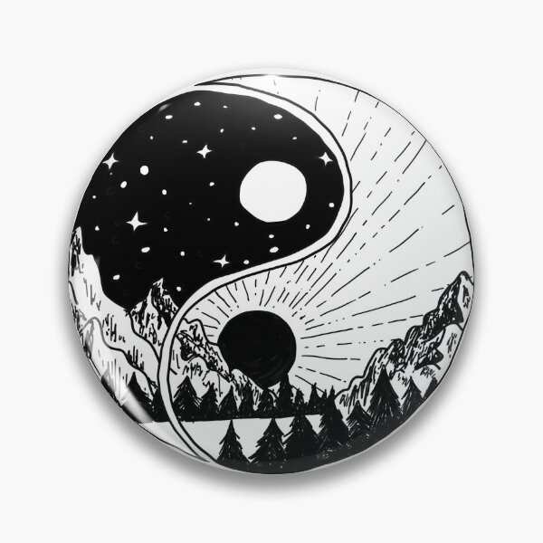 Item preview, Landscape Yin-yang (transparent background) designed and sold by ElijartJane.