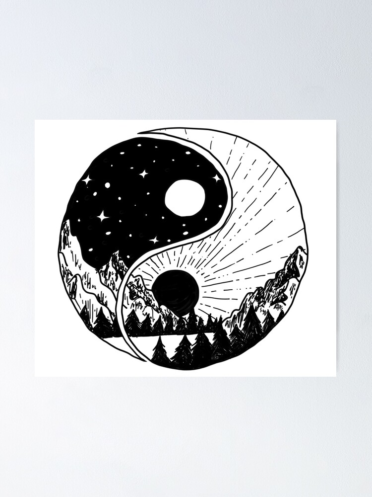 Landscape Yin-yang (transparent background) Landscape Yin-yang (transparent background)