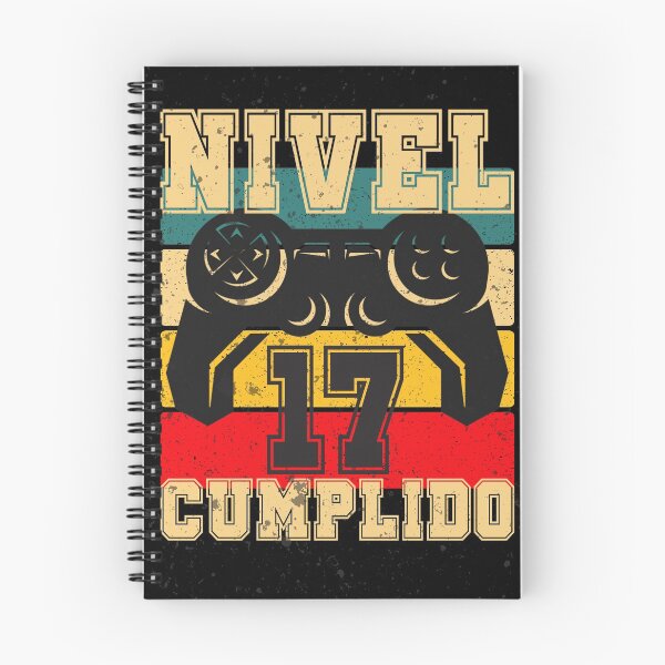 Item preview, 17 Cumpleaños Regalo Gamer Nivel 17 Cumplido  (Level 17 Complete in Spanish Birthday Gift) Diseño Unisex designed and sold by InkItStudio.