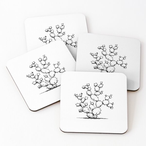 Item preview, prickly pear cactus drawing designed and sold by cam-graphics.