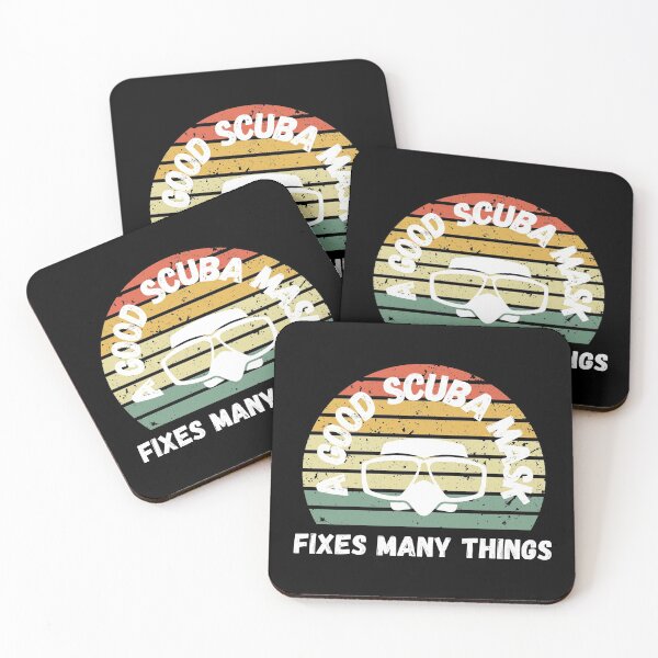 Item preview, A Good Scuba Mask Fixes Many Things designed and sold by StudioAquaLumos.