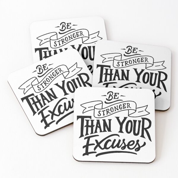 Item preview, Be Stronger than Your Excuses designed and sold by Gavinstar.