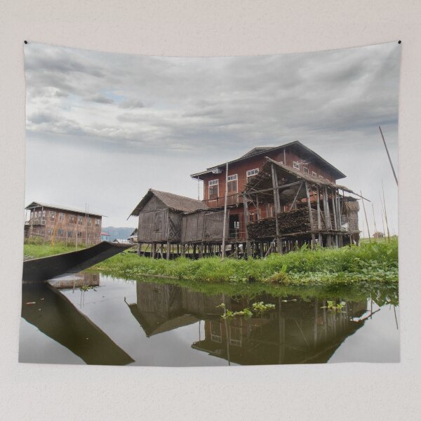 Item preview, Village in the Lake designed and sold by Marylou Badeaux.