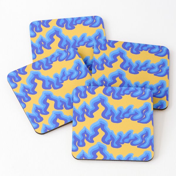 Item preview, Yellow & Blue Flame Pattern  designed and sold by fancysarah.