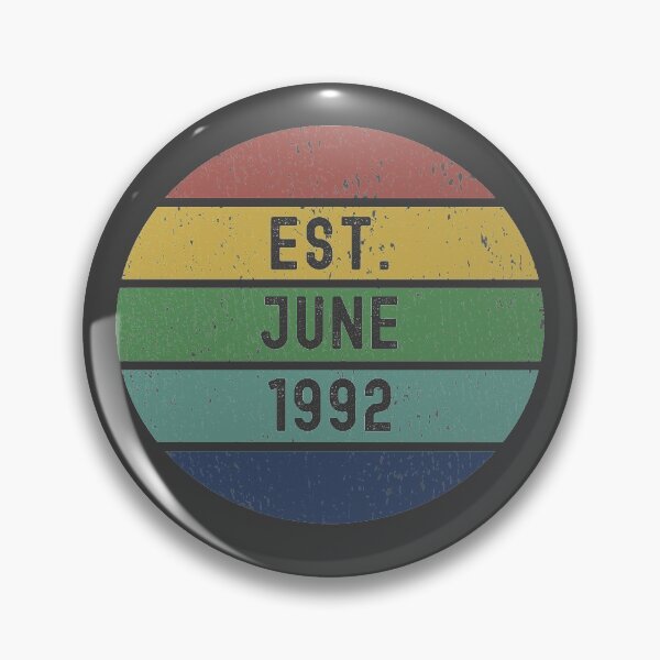 Item preview, Est. June 1992 - Vintage Retro Style Happy Birthday Gifts designed and sold by Dorkification.