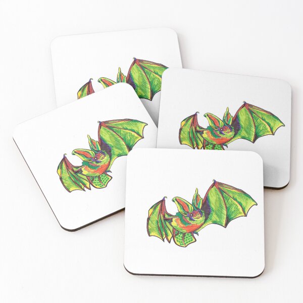 Item preview, Colorful Big Eared Bat designed and sold by theneitherworld.