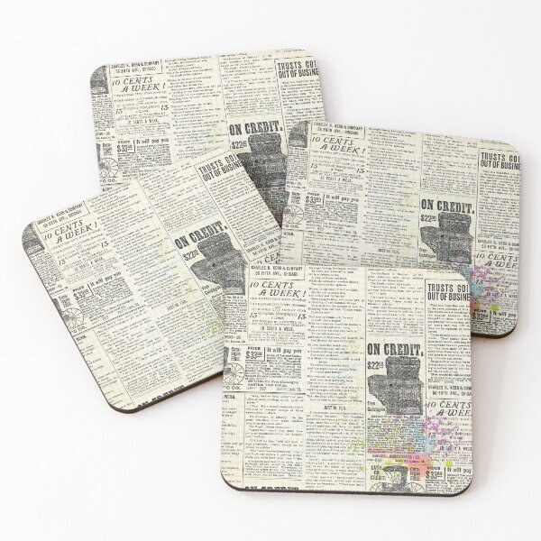 Item preview, Vintage Print, Newspaper, Retro, Design designed and sold by HelsinkiFashion.