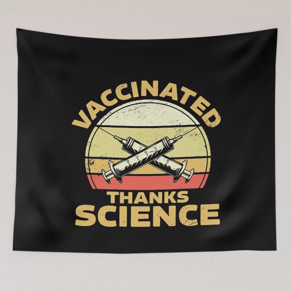 Item preview, Vaccinated Thanks Science designed and sold by Dr.YesOrNo.