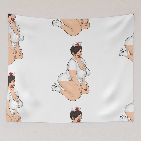 Item preview, BBW sexy nurse No. 16 designed and sold by PinUpsandPulp.
